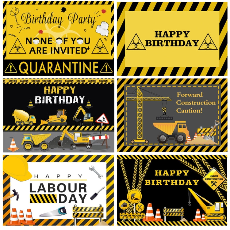 1.5m x 1m  Construction Vehicle Series Happy Birthday Photography Background Cloth, 1.5m x 1m (MSD00212), 1.5m x 1m (Mdn08682), 1.5m x 1m  (Mdm07372), 1.5m x 1m (Mdm07792), 1.5m x 1m (Mdn09841), 1.5m x 1m (Mdn09936), 1.5m x 1m (Mdv00452)               ...