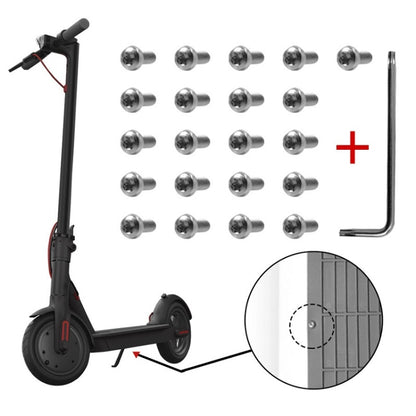 21 PCS/Set For Xiaomi Mijia M365 Pro Battery Compartment Screws, 21pcs/set Screws