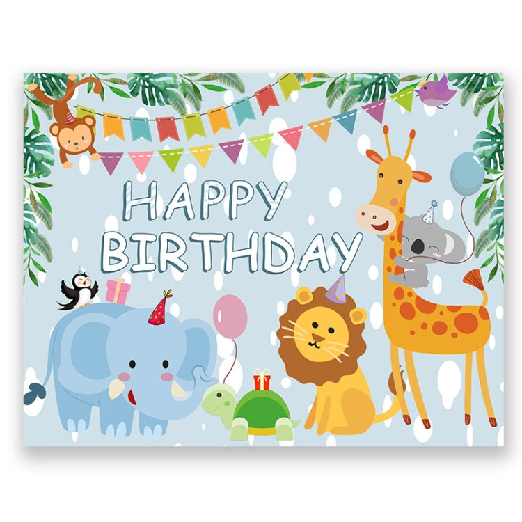 Décoration de fond de fête d'anniversaire en tissu, 90x70cm, 125x100cm