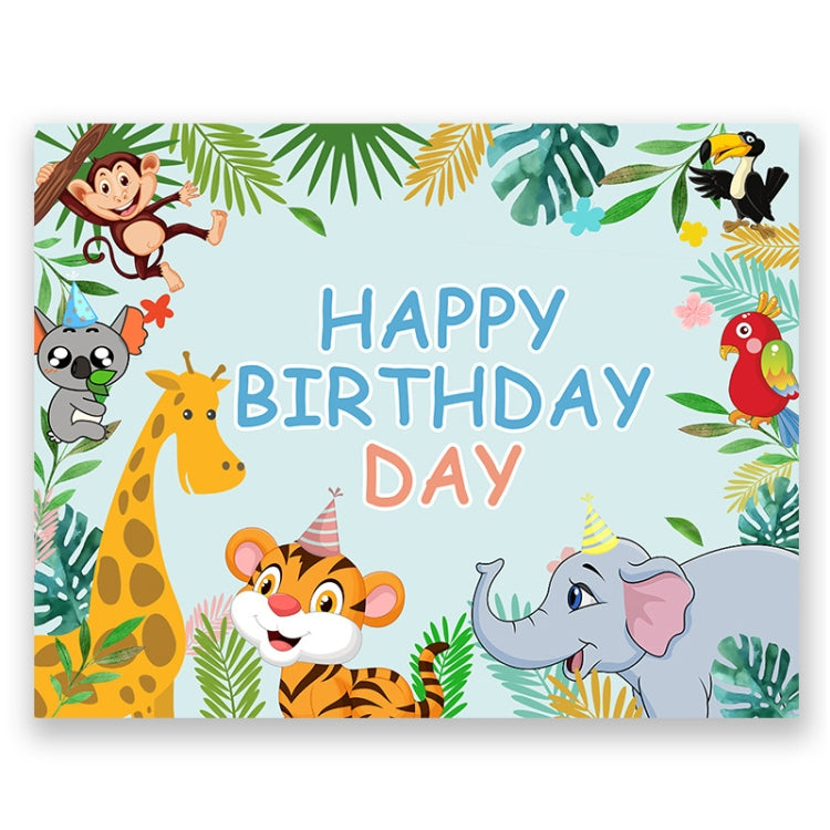 Décoration de fond de fête d'anniversaire en tissu, 90x70cm, 125x100cm