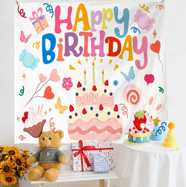 Birthday Layout Hanging Cloth Children Photo Wall Cloth, 150x180cm Velvet, 150x200cm Velvet, 150x230cm Velvet, 180x200cm Velvet