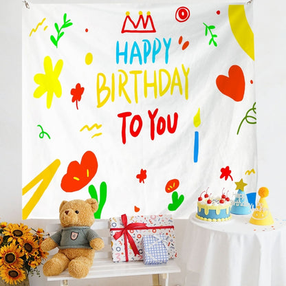 Birthday Layout Hanging Cloth Children Photo Wall Cloth, 150x180cm Velvet, 150x200cm Velvet, 150x230cm Velvet, 180x200cm Velvet