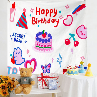Birthday Layout Hanging Cloth Children Photo Wall Cloth, 150x180cm Velvet, 150x200cm Velvet, 150x230cm Velvet, 180x200cm Velvet