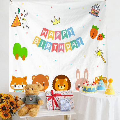 Birthday Layout Hanging Cloth Children Photo Wall Cloth, 150x180cm Velvet, 150x200cm Velvet, 150x230cm Velvet, 180x200cm Velvet
