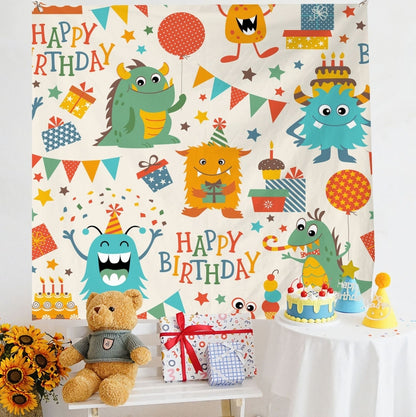 Birthday Layout Hanging Cloth Children Photo Wall Cloth, 150x180cm Velvet, 150x200cm Velvet, 150x230cm Velvet, 180x200cm Velvet