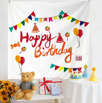 Birthday Layout Hanging Cloth Children Photo Wall Cloth, 150x180cm Velvet, 150x200cm Velvet, 150x230cm Velvet, 180x200cm Velvet