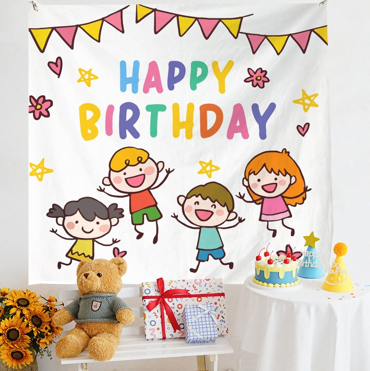 Birthday Layout Hanging Cloth Children Photo Wall Cloth, 150x180cm Velvet, 150x200cm Velvet, 150x230cm Velvet, 180x200cm Velvet