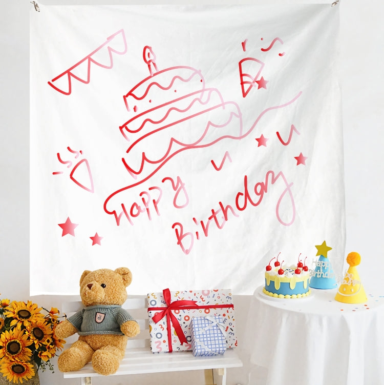 Birthday Layout Hanging Cloth Children Photo Wall Cloth, 150x180cm Velvet, 150x200cm Velvet, 150x230cm Velvet, 180x200cm Velvet