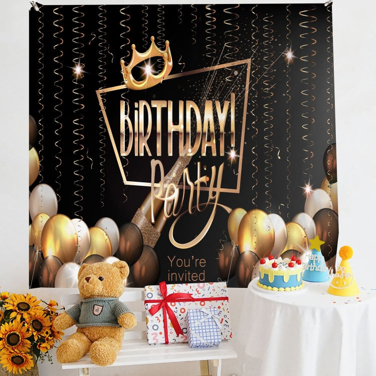 Birthday Layout Hanging Cloth Children Photo Wall Cloth, 180x230cm Velvet