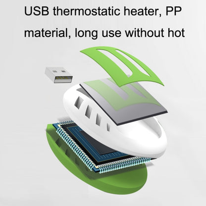 Y321 Répulsif anti-moustiques portatif USB pour la maison et la voiture, Anti-moustiques jaune + vert