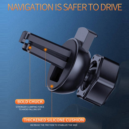 Q3 Infrared Induction Magnetic Car Wireless Charging Phone Bracket with Micro USB + 8 Pin + Type-C / USB-C Magnetic Connector