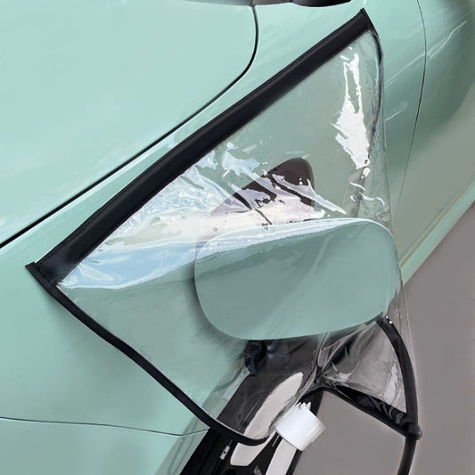 Housse de pluie magnétique transparente pour port de recharge de véhicule électrique, Housse de pluie noire, Housse de pluie verte transparente, Housse de pluie jaune, Housse de pluie bleue, Housse de pluie rose, Housse de pluie blanche