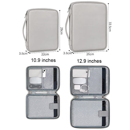 Baona BN-Q015 Leather Waterproof Shock Absorbing Handheld Tablet Bag, 10.9 inches, 12.9 inches