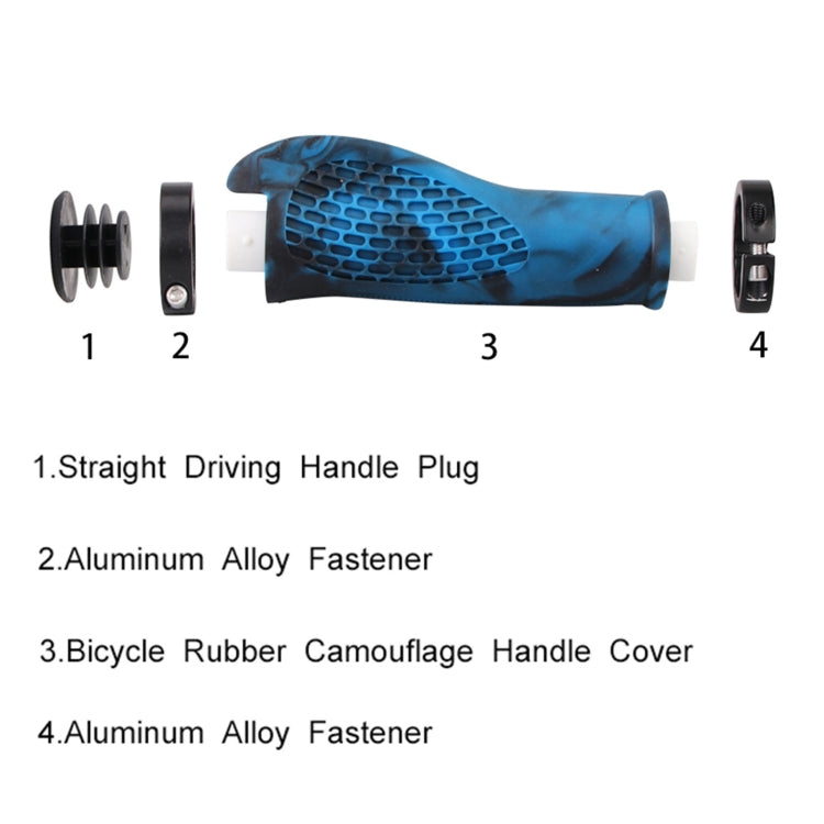 MZYRH 1pair Mountain Bike Bicycle Handlebar Grips Protective Covers, MZYRH Black and Yellow, MZYRH Dark Green, MZYRH  Black and Red, MZYRH  Black and White, MZYRH  Black Blue, MZYRH White and Blue