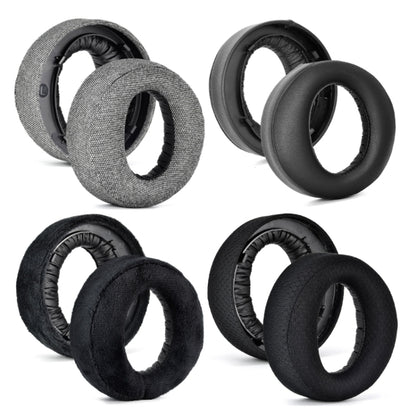 For Sony PS5 Wireless Pulse 3D 2pcs Headphone Replacement Earpads, Velvet, Burlap Gray, Football Network
