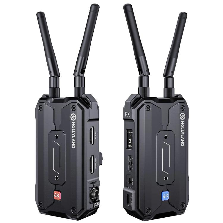 HOLLYLAND Pyro H Wireless HDMI Video Transmission System  Dual-Band 2.4/5GHz 4K30 Transmission, Single Receiver, 1TX & 1RX