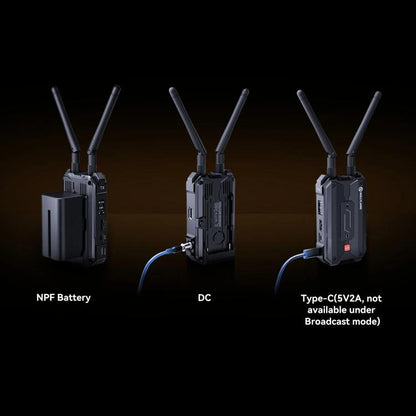 HOLLYLAND Pyro H Wireless HDMI Video Transmission System  Dual-Band 2.4/5GHz 4K30 Transmission, Single Receiver, 1TX & 1RX