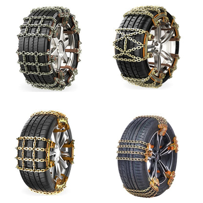 Chaîne Antidérapante d'Urgence Neige Hiver pour Pneu de Voiture Camion SUV, Style :, Type à crampons (Petit), Type à crampons (Grand)