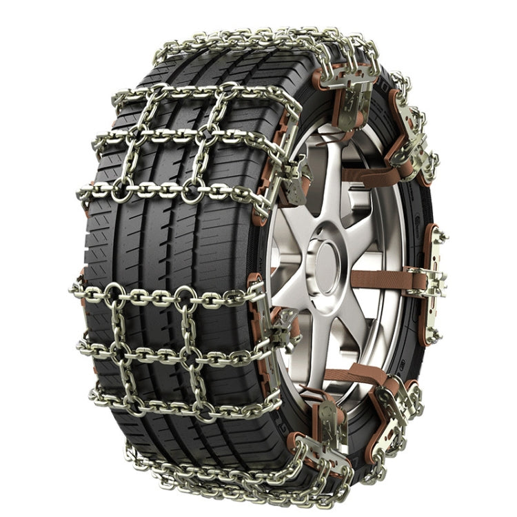 Chaîne Antidérapante d'Urgence Neige Hiver pour Pneu de Voiture Camion SUV, Style :, Type à crampons (Petit), Type à crampons (Grand)