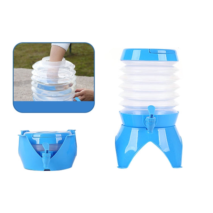 Outdoor Camping Portable Car Retractable Folding Bucket With Faucet, Capacity:, 3.5L, 5.5L, 7.5L, 9.5L