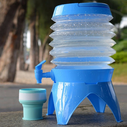 Outdoor Camping Portable Car Retractable Folding Bucket With Faucet, Capacity:, 3.5L, 5.5L, 7.5L, 9.5L