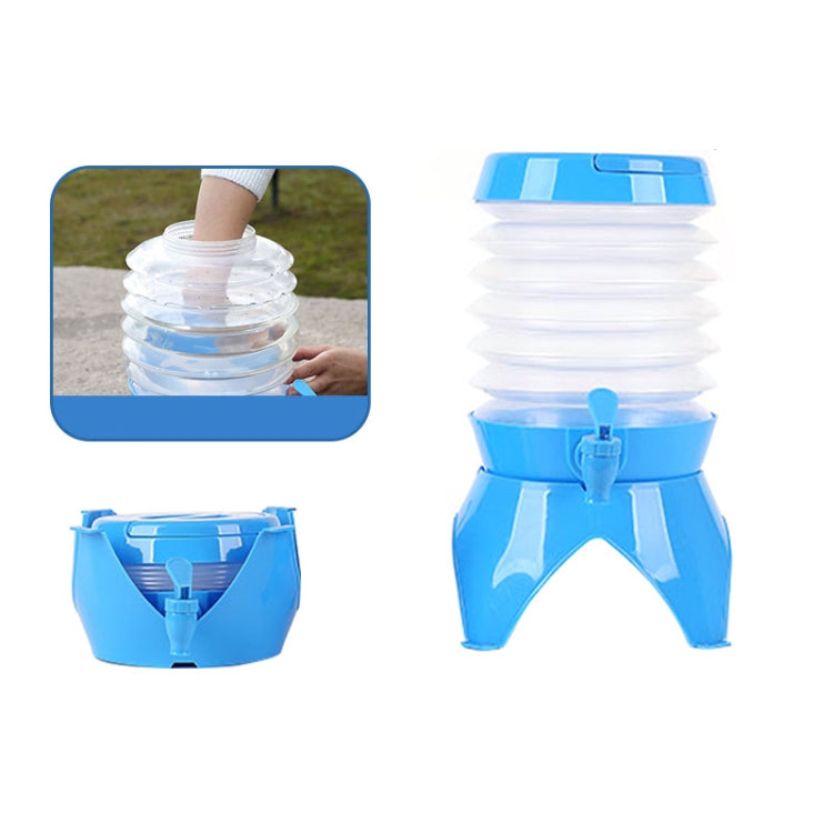 Outdoor Camping Portable Car Retractable Folding Bucket With Faucet, Capacity:, 3.5L, 5.5L, 7.5L, 9.5L