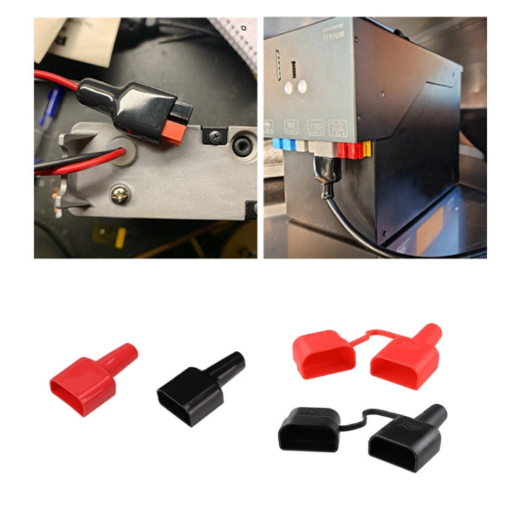 SG50A 600V UPS Power Connector Joint PVC Rubber Sleeve, Specification: First Generation Red, First Generation Red, First Generation Black, Second Generation Black, Second Generation Red