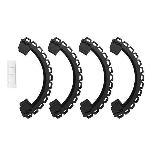 For DJI Avata BRDRC-9604 4pcs Drone Propeller TPU Protective Guard UAV Bumper Anti-collision Ring Cover