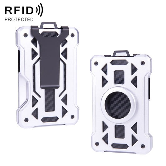 For AirTag Tracker Card Holder Metal Anti-Theft RFID Wallet, ak-4 A Blue, ak-4 A  Silver, ak-4 A  Gray, ak-4 B  Black, ak-4 B Silver, ak-4 B Blue, ak-4 B Gray, ak-4 A Black