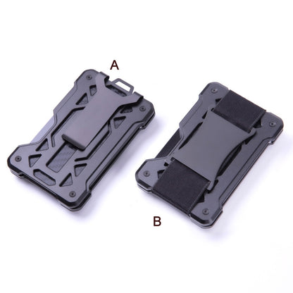 For AirTag Tracker Card Holder Metal Anti-Theft RFID Wallet, ak-4 A Blue, ak-4 A  Silver, ak-4 A  Gray, ak-4 B  Black, ak-4 B Silver, ak-4 B Blue, ak-4 B Gray, ak-4 A Black