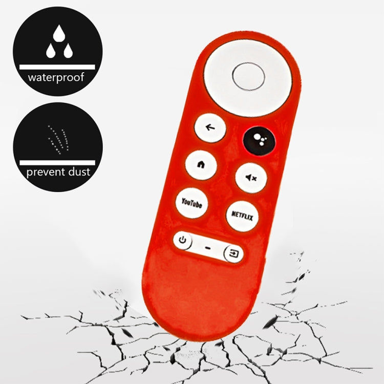 For Google Chromecast 2020 Y16 Remote Control Anti-fall Silicone Protective Case, Y16 (Black), Y16 (Red), Y16 (Blue), Y16 (Luminous Green), Y16 (Luminous Blue)