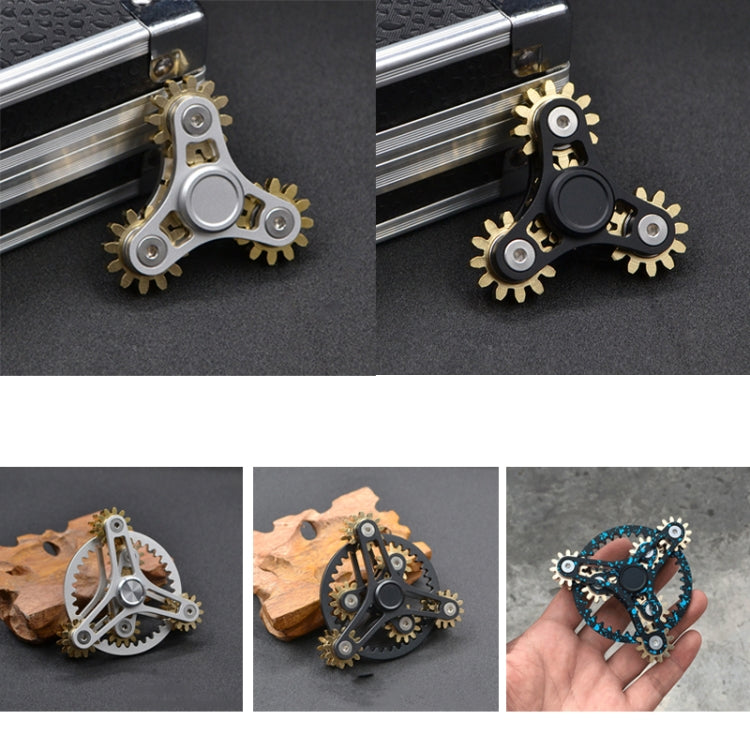 Jouet de décompression Fidget Spinner Linkage, Quatre vitesses (argent), Quatre vitesses (noir), Version améliorée à quatre vitesses (noir), Version améliorée à quatre vitesses (argent), Version améliorée à quatre vitesses Encre (bleu)