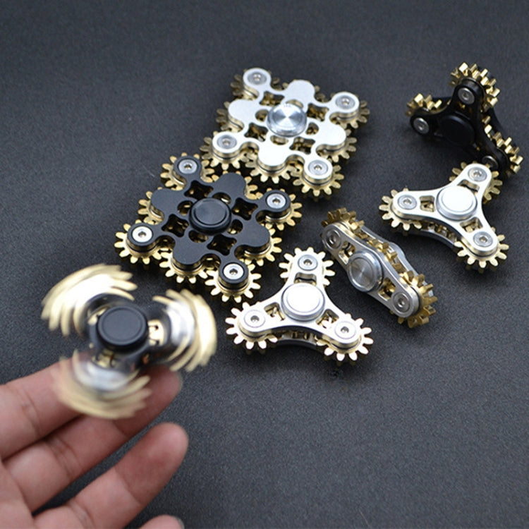 Jouet de décompression Fidget Spinner Linkage, Quatre vitesses (argent), Quatre vitesses (noir), Version améliorée à quatre vitesses (noir), Version améliorée à quatre vitesses (argent), Version améliorée à quatre vitesses Encre (bleu)