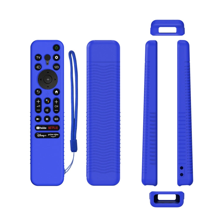 Y56 Voice Remote Silicone Anti-Fall Protective Case For Sony RMF-TX800U/C/P/T/900U, For Sony RMF-TX800U/C/P/T/900U(Black), For Sony RMF-TX800U/C/P/T/900U(Blue), For Sony RMF-TX800U/C/P/T/900U(Red), For Sony RMF-TX800U/C/P/T/900U(Luminous Blue)���������...