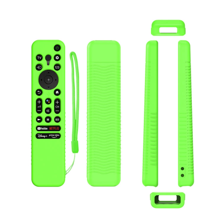 Y56 Voice Remote Silicone Anti-Fall Protective Case For Sony RMF-TX800U/C/P/T/900U, For Sony RMF-TX800U/C/P/T/900U(Black), For Sony RMF-TX800U/C/P/T/900U(Blue), For Sony RMF-TX800U/C/P/T/900U(Red), For Sony RMF-TX800U/C/P/T/900U(Luminous Blue)���������...