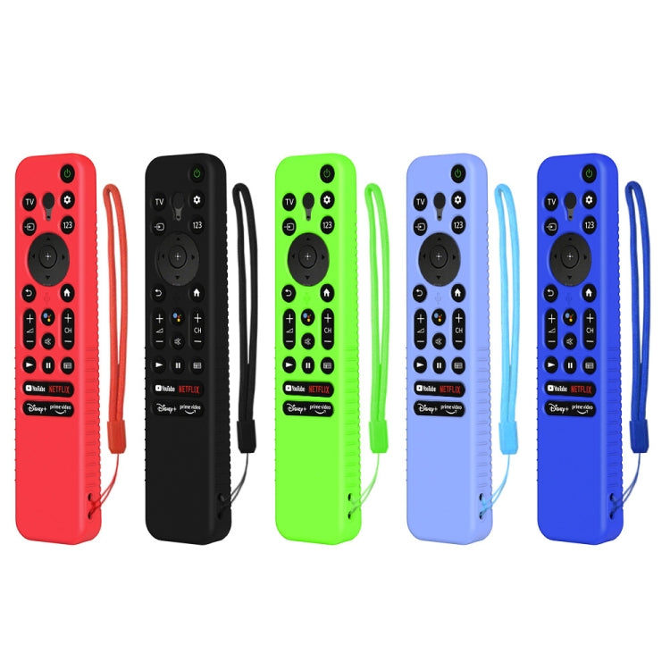Y56 Voice Remote Silicone Anti-Fall Protective Case For Sony RMF-TX800U/C/P/T/900U, For Sony RMF-TX800U/C/P/T/900U(Black), For Sony RMF-TX800U/C/P/T/900U(Blue), For Sony RMF-TX800U/C/P/T/900U(Red), For Sony RMF-TX800U/C/P/T/900U(Luminous Blue)���������...