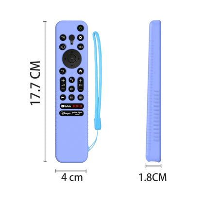 Y56 Voice Remote Silicone Anti-Fall Protective Case For Sony RMF-TX800U/C/P/T/900U, For Sony RMF-TX800U/C/P/T/900U(Black), For Sony RMF-TX800U/C/P/T/900U(Blue), For Sony RMF-TX800U/C/P/T/900U(Red), For Sony RMF-TX800U/C/P/T/900U(Luminous Blue)���������...