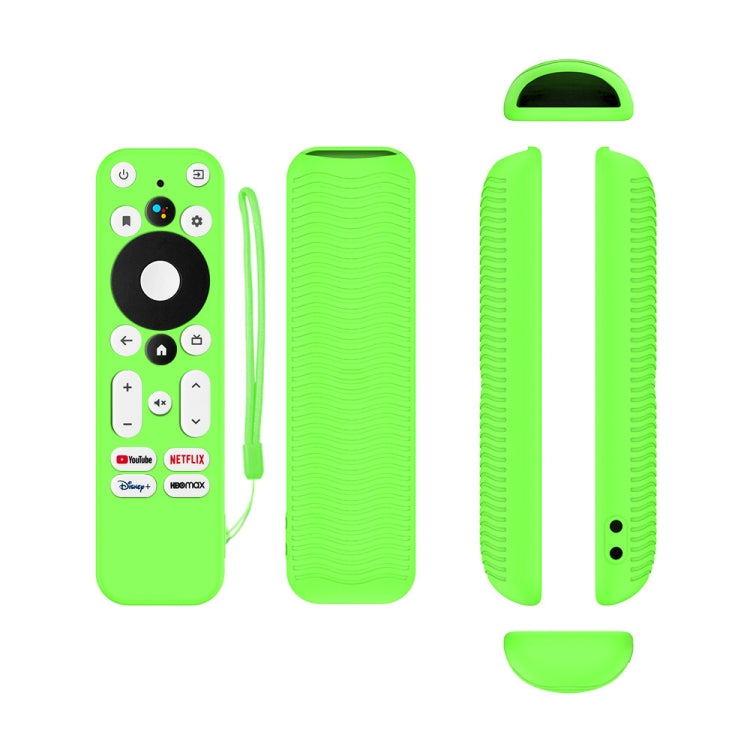 Y55 For ONN Android TV 4K UHD Streaming Device Anti-Fall Silicone Remote Control Cover