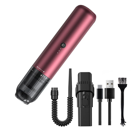 Aspirateur balai sans fil haute puissance Pinjia P12 pour véhicules/maison, P12 Rouge vin, P12 Noir élégant
