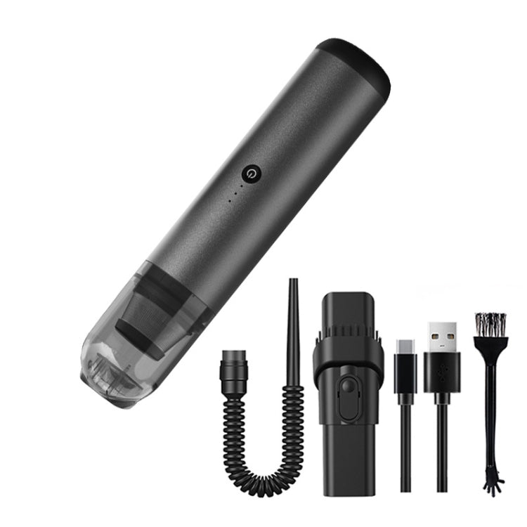 Pinjia P12 High Power Handheld Wireless Vehicles / Household Vacuum Cleaner, P12 Elegant Black, P12 Wine Red