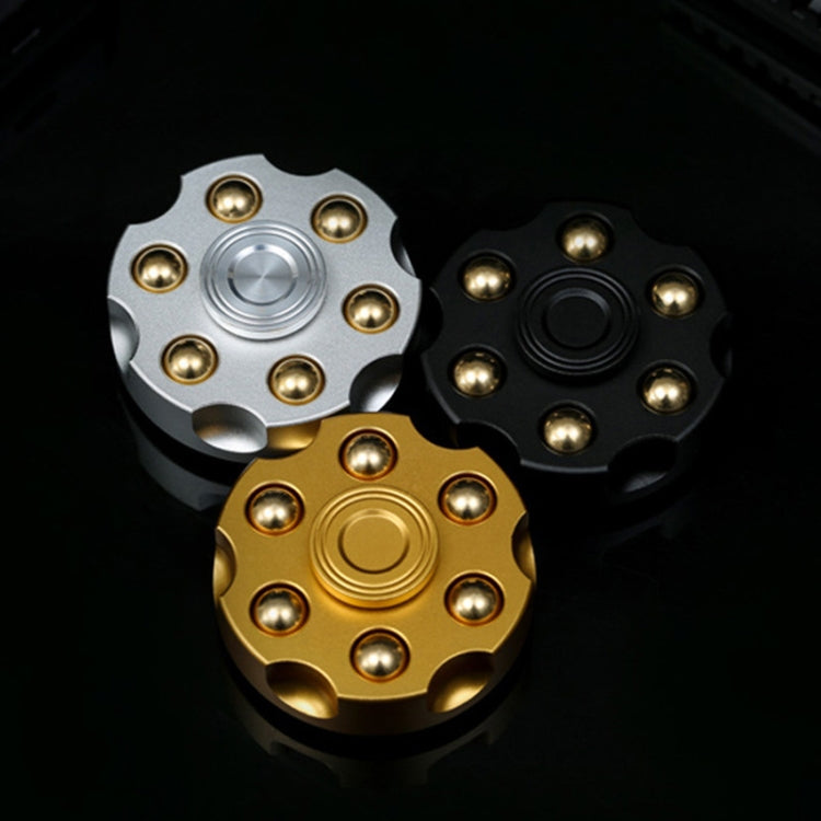 EDC toupie revolver amovible, jouet anti-stress en laiton pur, clip revolver (or), clip revolver (argent), clip revolver (noir)