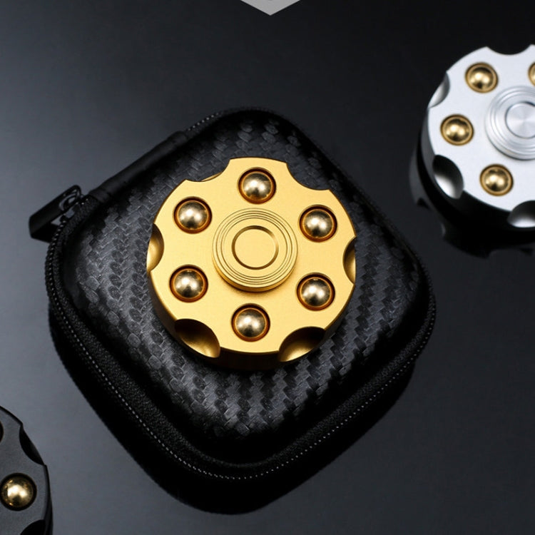 EDC toupie revolver amovible, jouet anti-stress en laiton pur, clip revolver (or), clip revolver (argent), clip revolver (noir)
