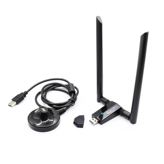 1200m Wireless Network Card 802.11AC USB3.0 Dual Frequency 2.4G/5.8G WiFi Receiver, 1200m USB3.0