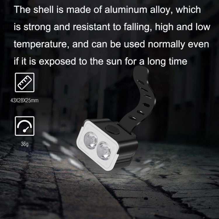 Ensemble de lampes de vélo à chargement USB LED pour l'extérieur, style :, feu arrière, feu avant + feu arrière, feu avant