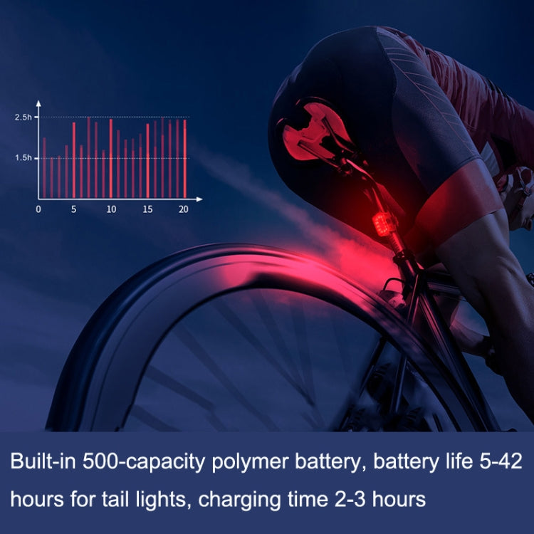 Bicycle Light USB Charging Outdoor LED Riding Lamp Set, Style:, Tail Light, Front Light+Tail Light, Front Light