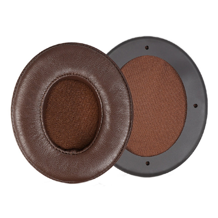 For Edifier W855BT 2pcs Headset Soft and Breathable Sponge Cover, Color: Black Protein, Black Protein, Brown Protein, Black Lambskin, Brown Lambskin, Black, Brown, Black Ice Silk, Black Net