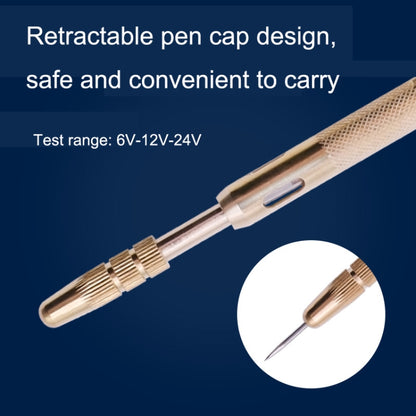 2pcs 6-24V Car Circuit Test Pen LED Multi Function Test Passing Test Light Test Light Test Pen, LED Spring Test Pen