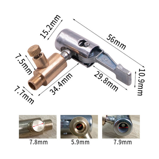 2pcs Vehicle Inflatable Pump Tube Joint Tire Mouth Gas Mouth Tube Fast Connector, Inflatable Pump Adapter Relieved, Inflatable Pump Adapter, Inflatable Pump Adapter No Deflating
