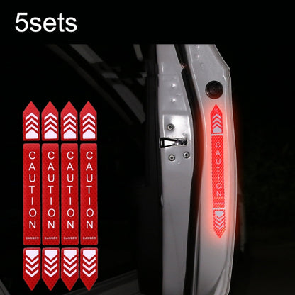 5sets Car Opening Door Anti-Collision Safety Warning Reflector, 5sets Diamond White, 5sets Diamond Red, 5sets Diamond Blue, 5sets Diamond Yellow, 5sets Fluorescent Green