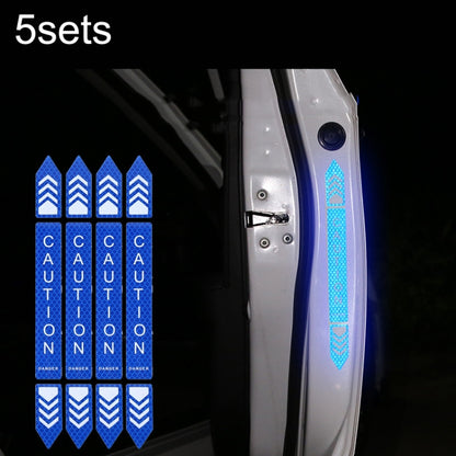 5sets Car Opening Door Anti-Collision Safety Warning Reflector, 5sets Diamond White, 5sets Diamond Red, 5sets Diamond Blue, 5sets Diamond Yellow, 5sets Fluorescent Green